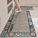 Thảm vải công nghệ đế chống trượt trải bếp JT9705.01