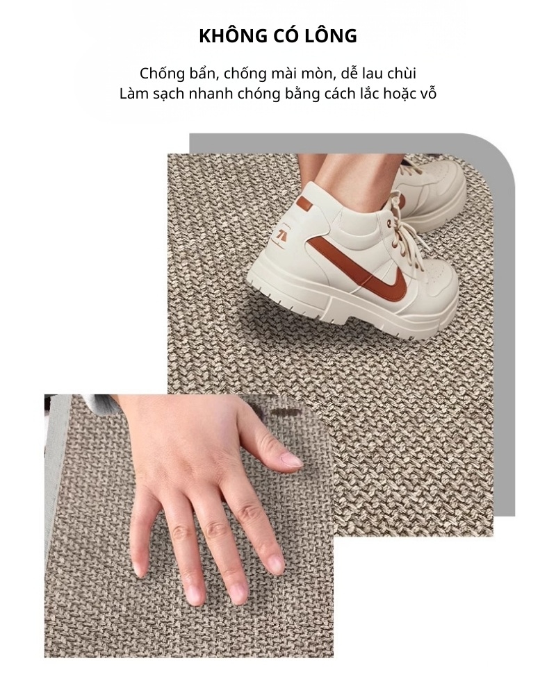 Thảm bếp dệt linen họa tiết cá cách điệu QZ8222 3 Thảm bếp dệt linen họa tiết cá cách điệu QZ8222