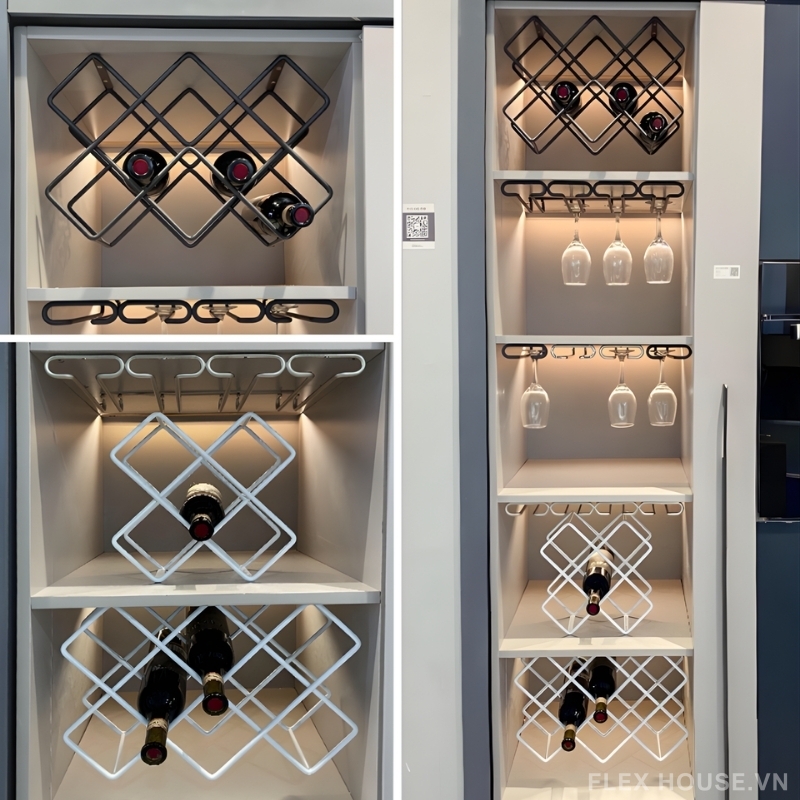 Giá Treo Ly Rượu Vang: Giải Pháp Lưu Trữ Tinh Tế Cho Quầy Bar Gia Đình 17 Giá Treo Ly Rượu Vang: Giải Pháp Lưu Trữ Tinh Tế Cho Quầy Bar Gia Đình 4
