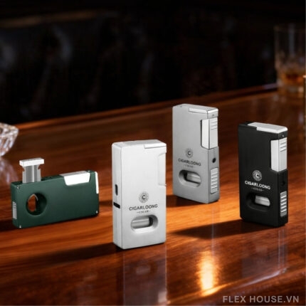 Bật lửa cigar 1 tia tích hợp dao cắt chữ V CGL6798