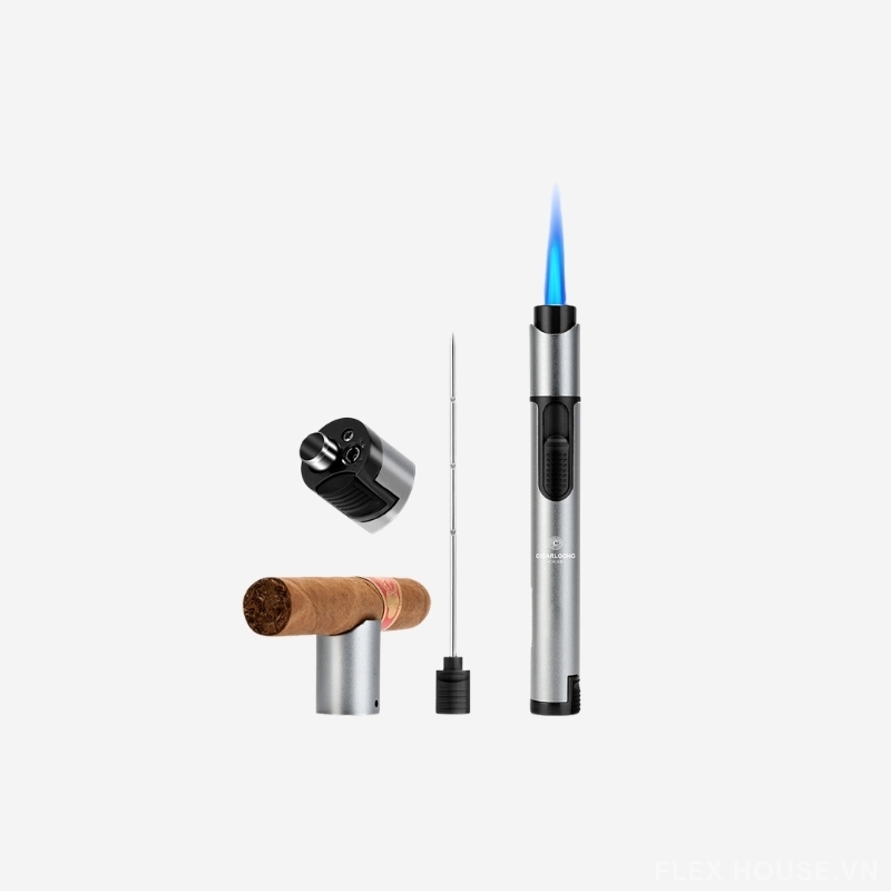 Bật lửa xì gà 4 trong 1 nhiều màu cao cấp CGL2173 18 Bật lửa xì gà 4 trong 1 nhiều màu cao cấp CGL2173 28