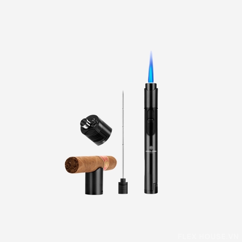 Bật lửa xì gà 4 trong 1 nhiều màu cao cấp CGL2173 19 Bật lửa xì gà 4 trong 1 nhiều màu cao cấp CGL2173 29