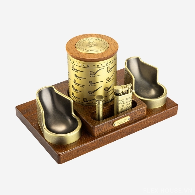 Bộ dụng cụ hút xì gà kiểu dáng cổ điển CGL5148 13 Bộ dụng cụ hút xì gà kiểu dáng cổ điển CGL5148 22