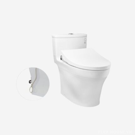 Bồn cầu 1 khối nắp rửa cơ men sứ TOTO MS885DE4