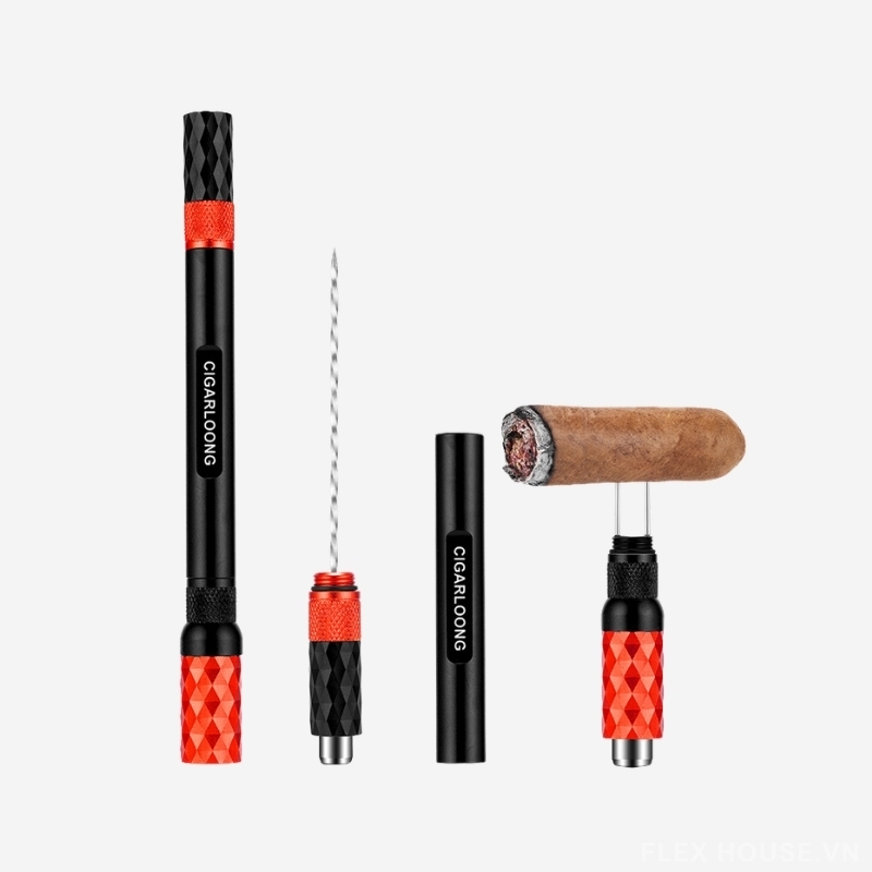 Dụng cụ thông điếu cigar đa năng 4 trong 1 CGL5490 12 Dụng cụ thông điếu cigar đa năng 4 trong 1 CGL5490 19