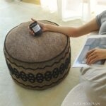 Ghế đôn phòng khách họa tiết thổ cẩm HD4956