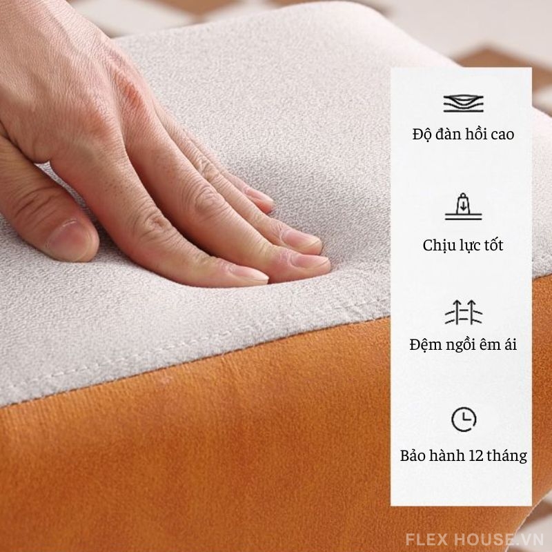 Ghế đôn sofa Little Man khung gỗ cao cấp KF2603 4 Ghế đôn sofa Little Man khung gỗ cao cấp KF2603 11