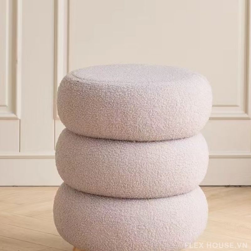 Ghế đôn sofa dáng donut 3 tầng nghệ thuật SR9244 6 Ghế đôn sofa dáng donut 3 tầng nghệ thuật SR9244 11