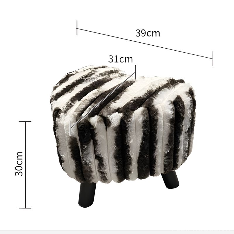 Ghế đôn sofa lười lông trái tim Velvet Love SR3209 10 Ghế đôn sofa lười lông trái tim Velvet Love SR3209 13