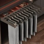 Giá treo quần âu âm tủ cao cấp Taura 25856