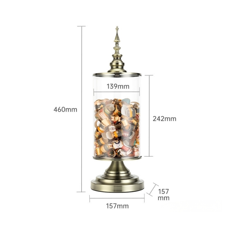 Hũ thủy tinh đựng nhãn xì gà kiểu Châu Âu CGL2663 5 Hũ thủy tinh đựng nhãn xì gà kiểu Châu Âu CGL2663 10