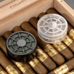 Hộp giữ ẩm xì gà tròn 2 màu cho humidor CGL9602