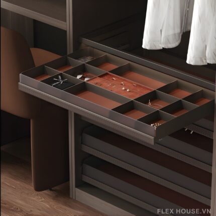 Khay đựng trang sức nhiều ngăn sang trọng Taura 24256BR