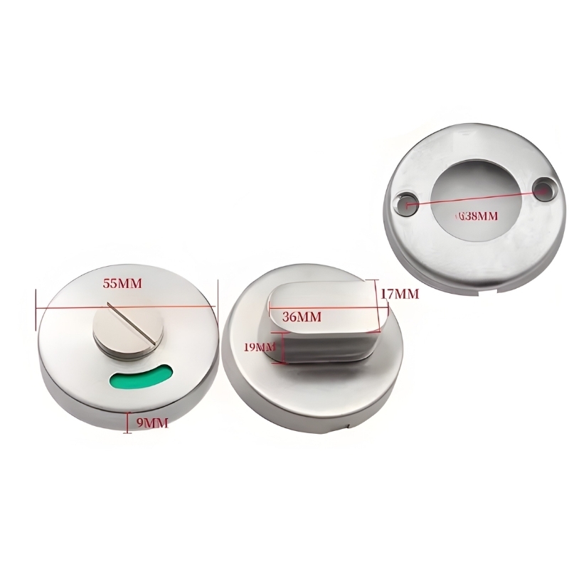 Khóa cửa nhà vệ sinh bằng thép không gỉ GZ5155 9 Khóa cửa nhà vệ sinh bằng thép không gỉ GZ5155 14