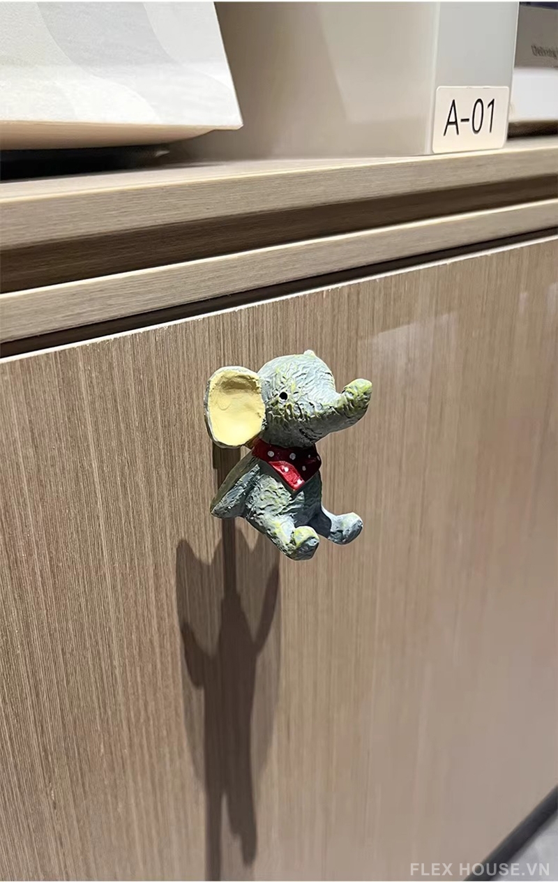 Núm tay nắm tủ động vật decor phòng trẻ em JM65986 10 Núm tay nắm tủ động vật decor phòng trẻ em JM65986 15