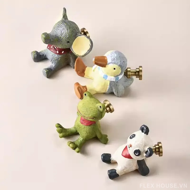 Núm tay nắm tủ động vật decor phòng trẻ em JM65986 4 Núm tay nắm tủ động vật decor phòng trẻ em JM65986 9