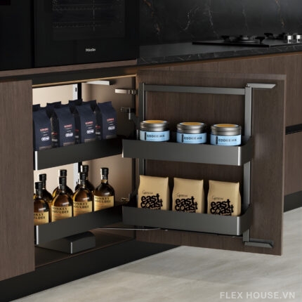 Tủ đồ khô 2 tầng cánh mở thép phủ nano Taura 81352