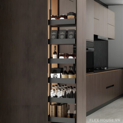 Tủ đồ khô cánh rút 4 đến 6 tầng Taura 81134