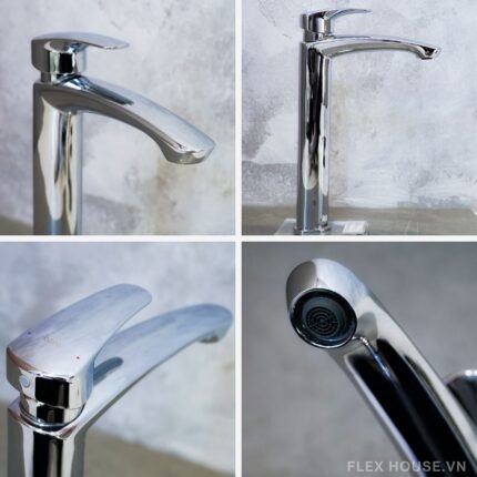 Vòi lavabo nóng lạnh gật gù dáng cao TOTO TLG09305V