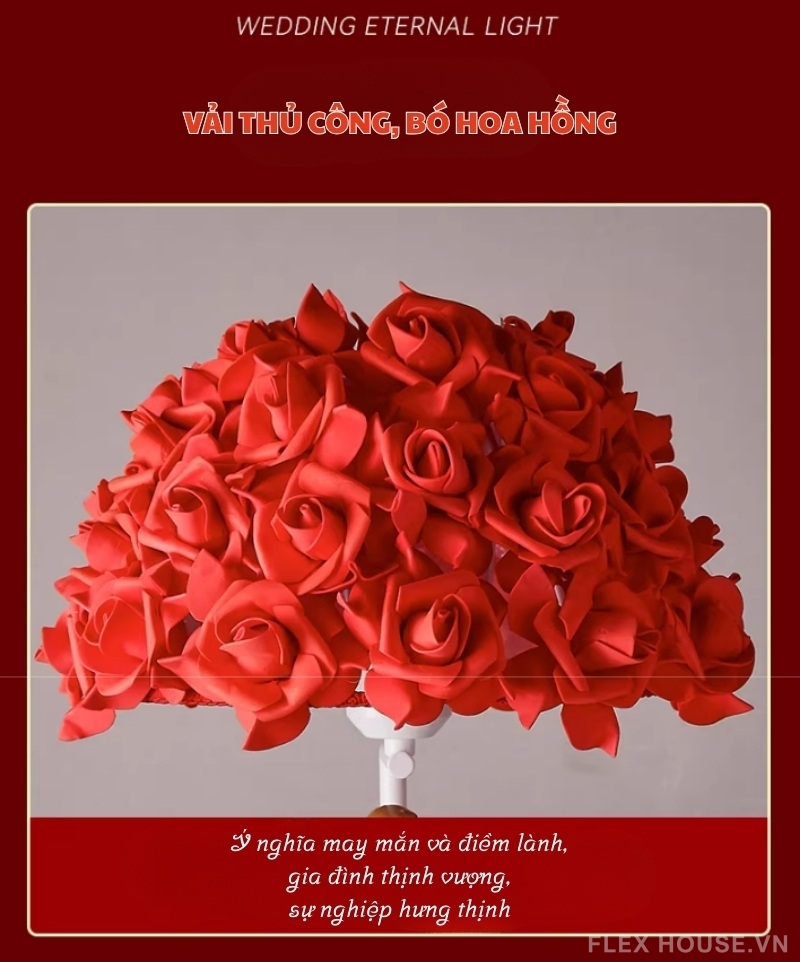 Đèn bàn decor phòng tân hôn hoa hồng lãng mạn SRL0288 9 Đèn bàn decor phòng tân hôn hoa hồng lãng mạn SRL0288