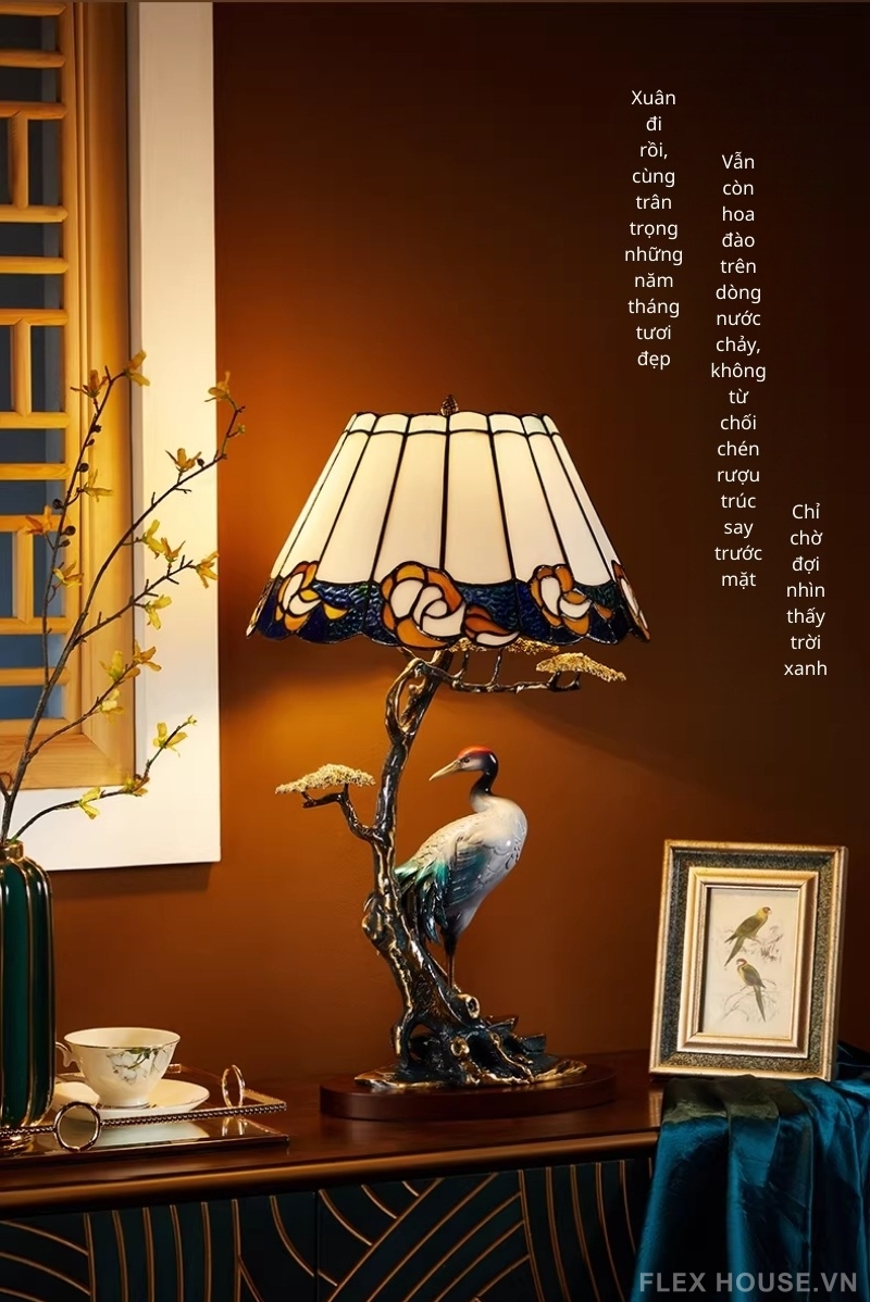 Đèn bàn thư phòng nhà hàng thiền ý kiểu cổ SRL3504 2 Đèn bàn thư phòng nhà hàng thiền ý kiểu cổ SRL3504