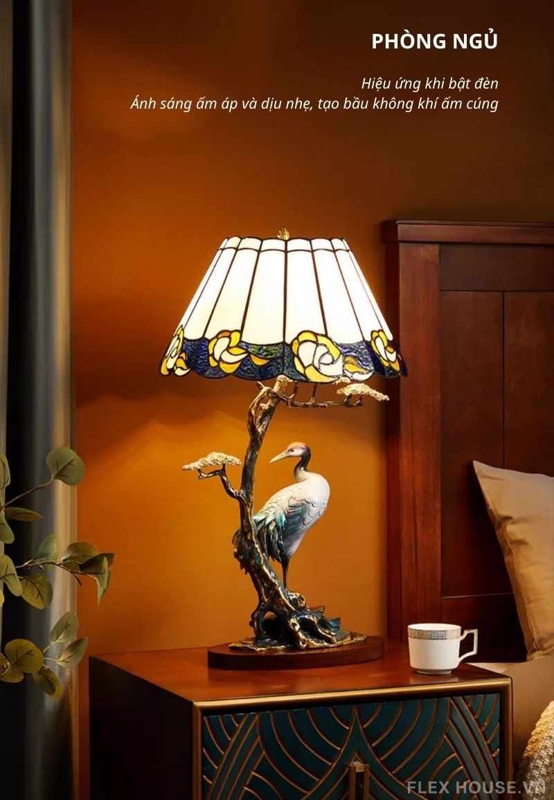 Đèn bàn thư phòng nhà hàng thiền ý kiểu cổ SRL3504 3 Đèn bàn thư phòng nhà hàng thiền ý kiểu cổ SRL3504