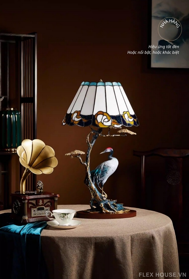 Đèn bàn thư phòng nhà hàng thiền ý kiểu cổ SRL3504 5 Đèn bàn thư phòng nhà hàng thiền ý kiểu cổ SRL3504