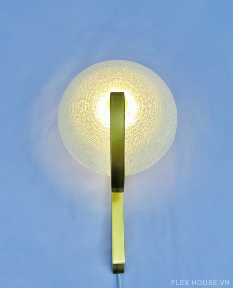 Đèn gắn tường hiện đại mặt đĩa thủy tinh VK120 6 Đèn gắn tường hiện đại mặt đĩa thủy tinh VK120