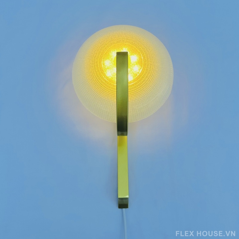 Đèn gắn tường hiện đại mặt đĩa thủy tinh VK120 5 Đèn gắn tường hiện đại mặt đĩa thủy tinh VK120