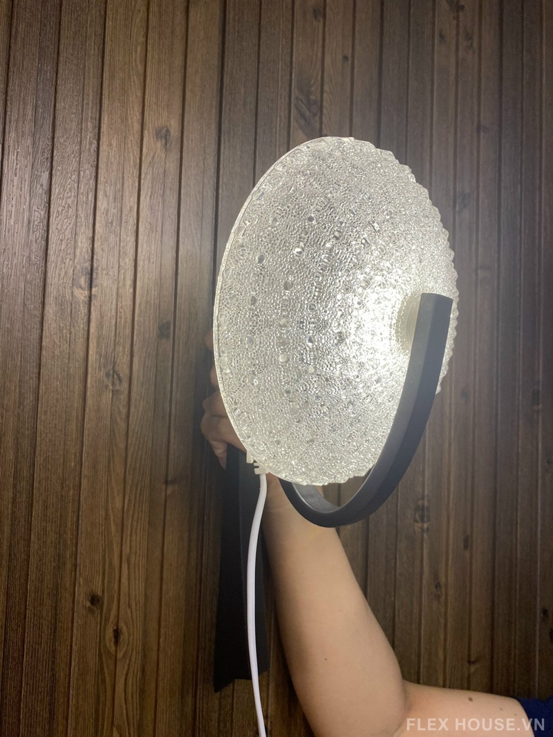 Đèn gắn tường hiện đại mặt đĩa thủy tinh VK120 9 Đèn gắn tường hiện đại mặt đĩa thủy tinh VK120