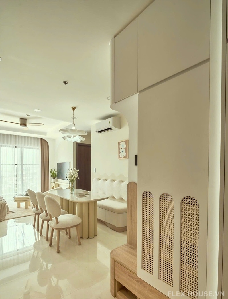 Đèn thả trần hoa trắng cách điệu Scandinavian TTK74 2 Đèn thả trần hoa trắng cách điệu Scandinavian TTK74