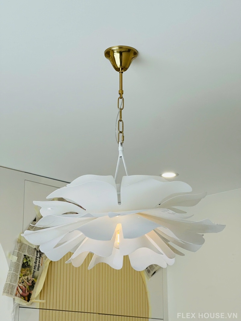 Đèn thả trần hoa trắng cách điệu Scandinavian TTK74 8 Đèn thả trần hoa trắng cách điệu Scandinavian TTK74