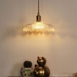 Đèn thả trần thủy tinh phong cách Nordic Vintage TT54