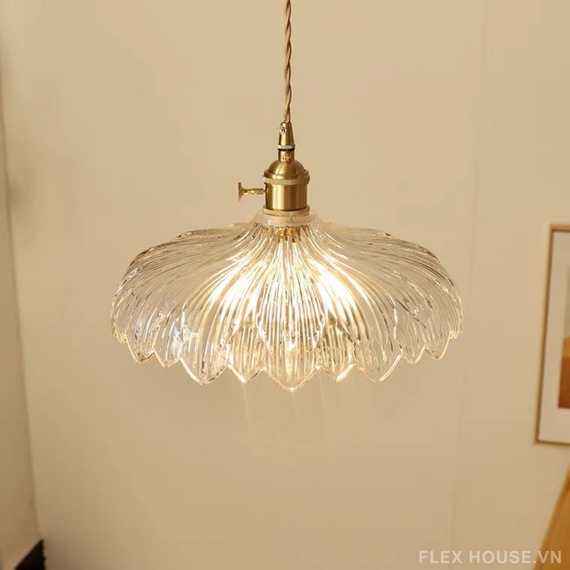 Đèn thả trần thủy tinh phong cách Nordic Vintage TT54 2 Đèn thả trần thủy tinh phong cách Nordic Vintage TT54