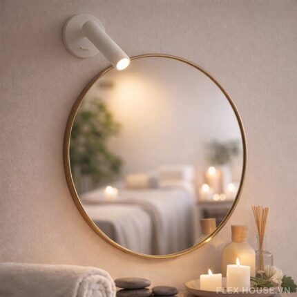Đèn tường rọi tranh gương spa bằng hợp kim lắp nổi VRT21