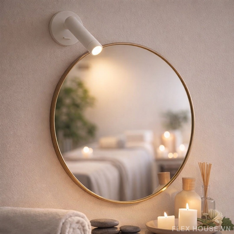 Đèn tường rọi tranh gương spa bằng hợp kim lắp nổi VRT21 1 Đèn tường rọi tranh gương spa bằng hợp kim lắp nổi VRT21