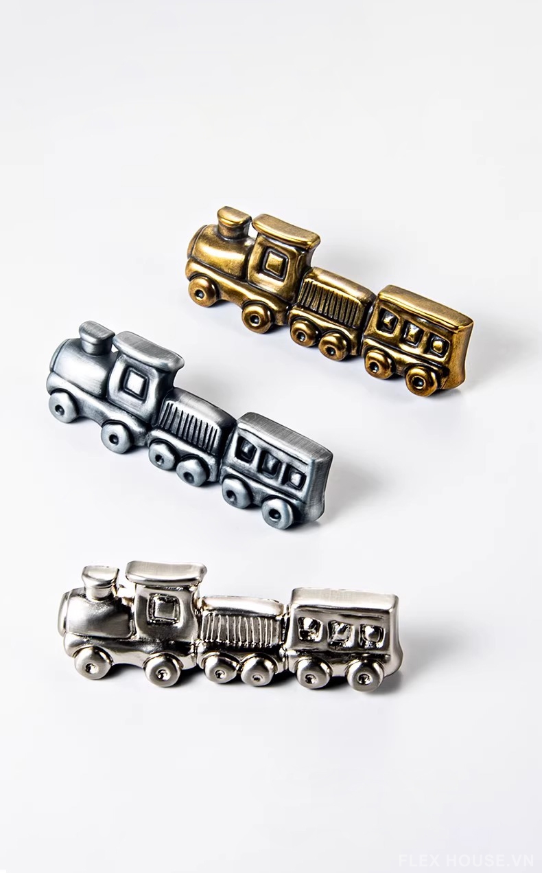 Tay nắm cánh tủ hợp kim hình tàu hỏa JM660 1 Tay nắm cánh tủ hợp kim hình tàu hỏa JM660 5