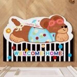 Thảm chùi chân chống trượt phong cách cartoon JX0194.01