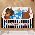 Thảm chùi chân chống trượt phong cách cartoon JX0194.04