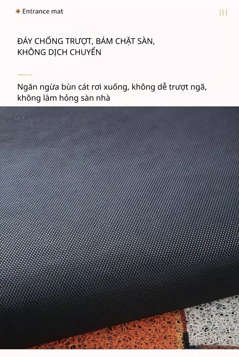 Thảm chùi chân PVC dệt sợi vòng hình Capybara YY103 8 Thảm chùi chân PVC dệt sợi vòng hình Capybara YY103