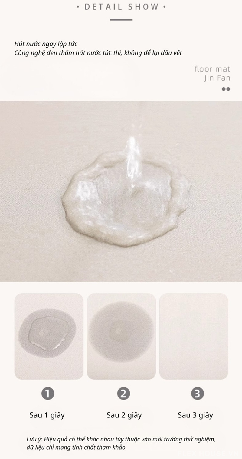 Thảm bếp đế cao su chống trượt phong cách Kawaii JX5548 1 Thảm bếp đế cao su chống trượt phong cách Kawaii JX5548