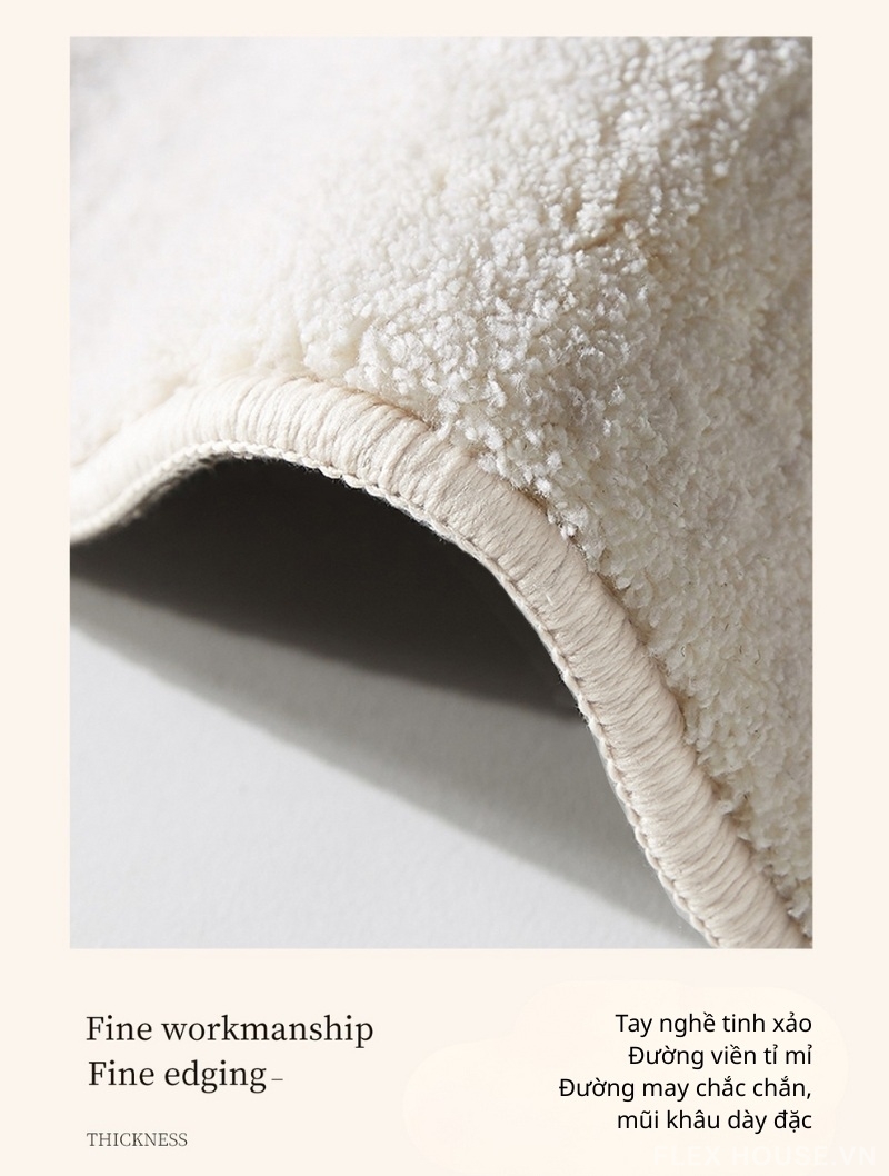 Thảm trải sàn Cashmere mềm mại hình gấu YY4345 10 Thảm trải sàn Cashmere mềm mại hình gấu YY4345