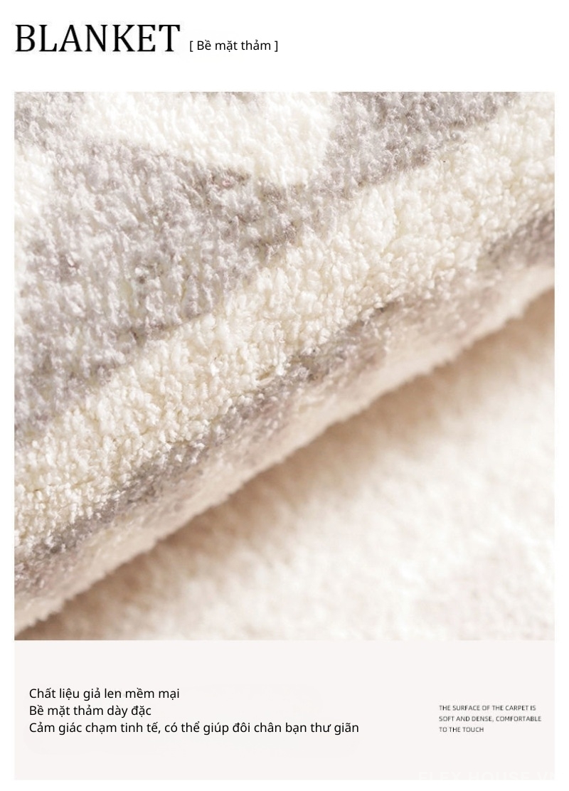 Thảm tròn trải lót sàn cho trẻ hoa tulip pastel JX5074 2 Thảm tròn trải lót sàn cho trẻ hoa tulip pastel JX5074