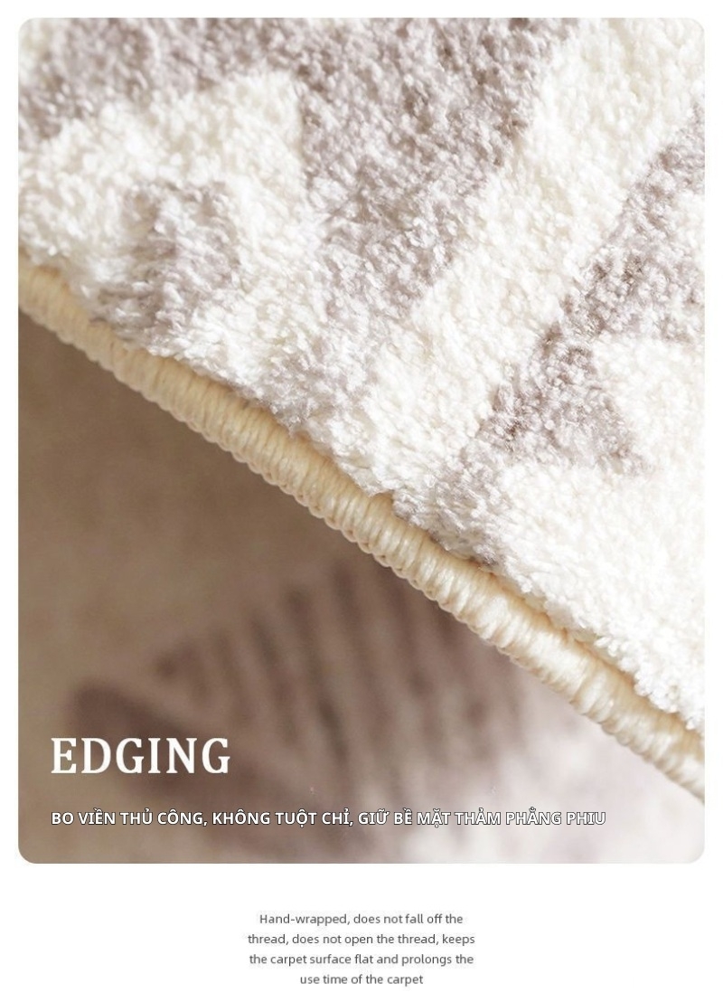 Thảm tròn trải lót sàn cho trẻ hoa tulip pastel JX5074 3 Thảm tròn trải lót sàn cho trẻ hoa tulip pastel JX5074