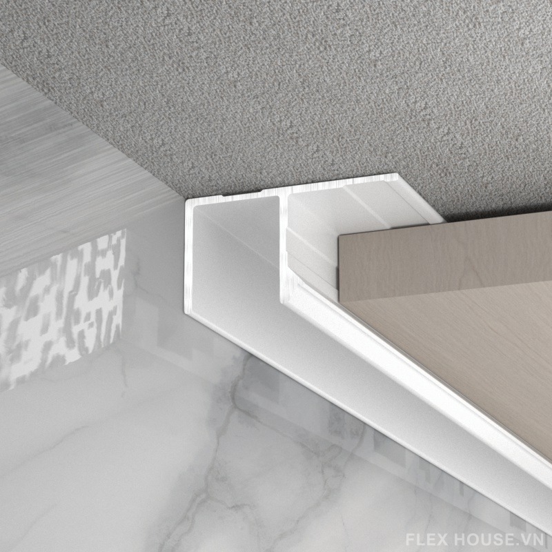 10F_1_11zon Nẹp nhôm trang trí rãnh chữ F treo cho trần nhà XLK137 1