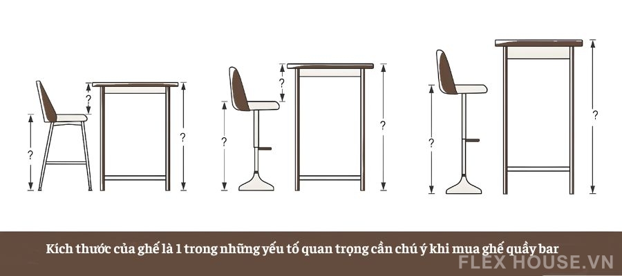 5 sai lầm thường gặp khi mua ghế quầy bar lần đầu 2 Ghế quầy bar