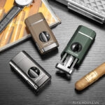 Bật lửa cigar 3 tia tích hợp dao cắt chữ V CGL2579