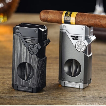 Bật lửa cigar 4 tia cao cấp đa năng tiện dụng CGL1712