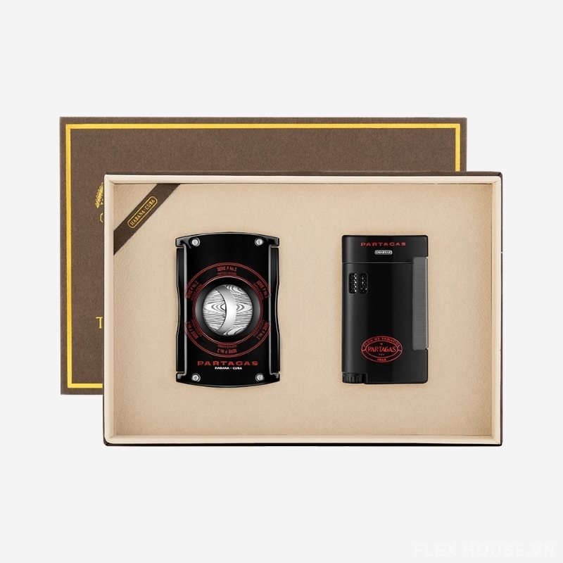 Bộ phụ kiện xì gà 2 món bật lửa dao cắt CGL9071 19 Bộ phụ kiện xì gà 2 món bật lửa dao cắt CGL9071 33