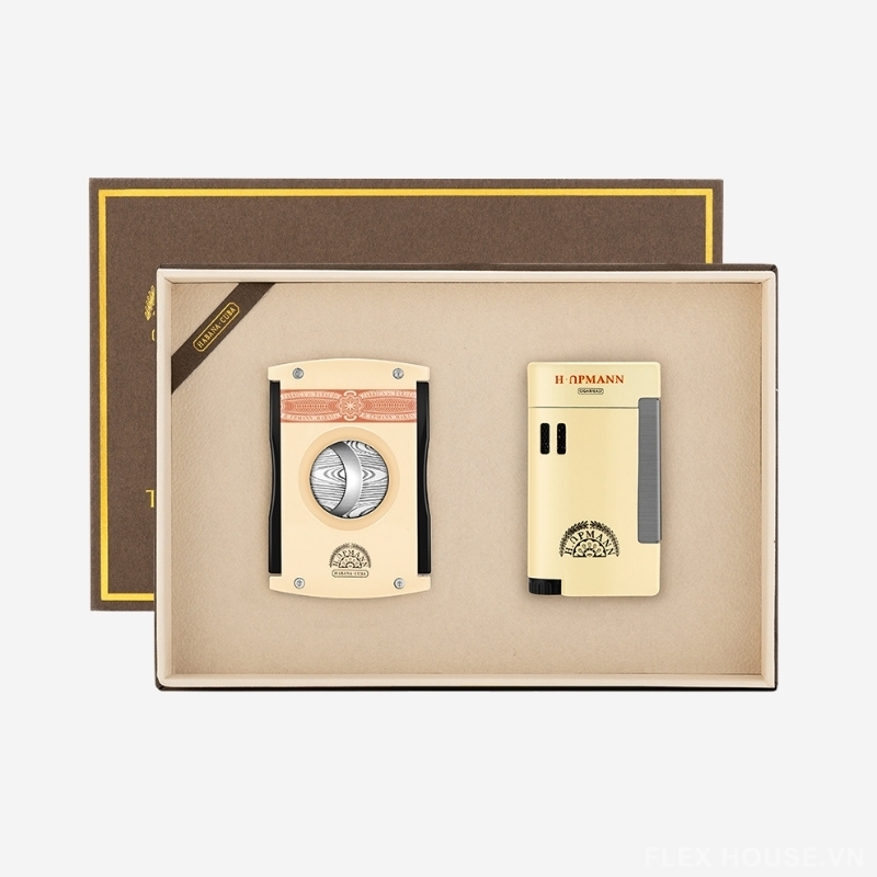 Bộ phụ kiện xì gà 2 món bật lửa dao cắt CGL9071 17 Bộ phụ kiện xì gà 2 món bật lửa dao cắt CGL9071 31